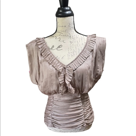 Marineblu Tops - Marineblu Champagne Size L.